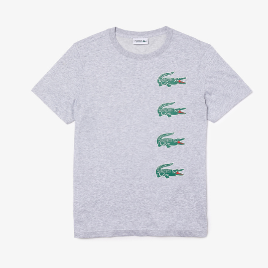 Camiseta Lacoste Sport Estampada sale Crocodilo