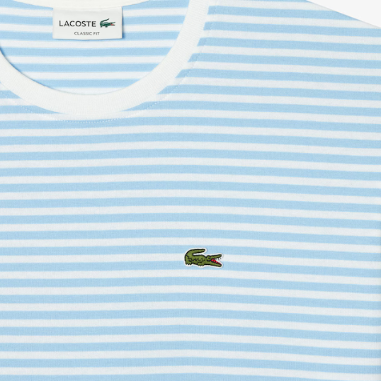 Camiseta Listrada de Algodão Pesado